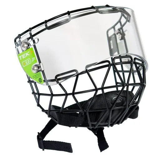 Powertek V5.0 Ringette Cage Visor -Ringete Sport Store cc7f4c6dae32cf075cada7f28141aa45